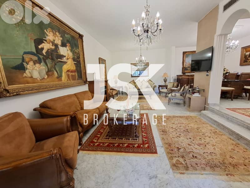 L20065 - Spacious Furnished Apartment With Terrace For Sale in Adonis 0