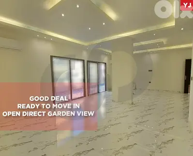 Direct Garden View spacious  in Sanayeh/صنايع REF#YJ130981