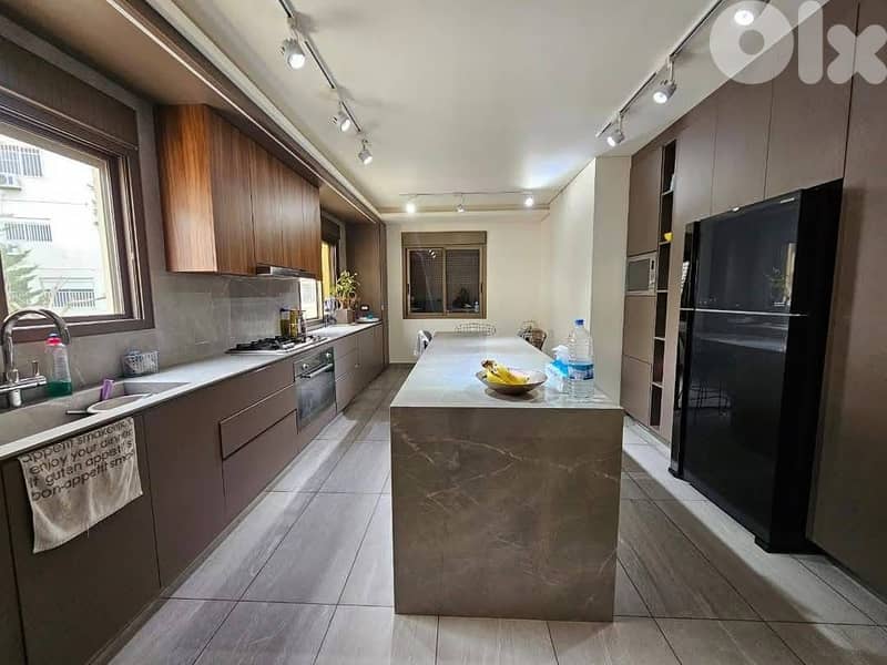 aoukar luxurious duplex decorated 150 sqm+ 300 sqm roof sea view #6627 0