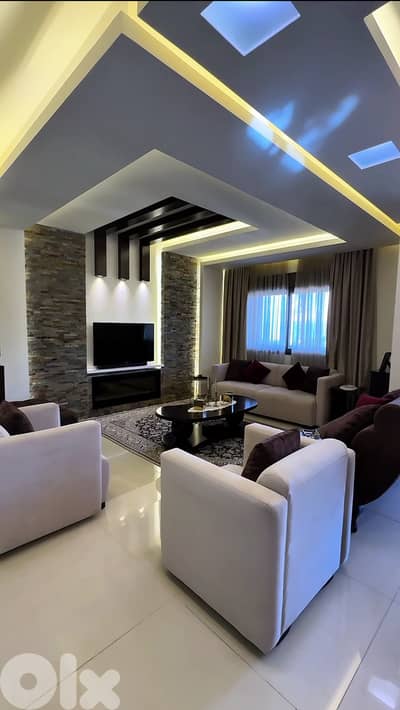 aoukar luxurious duplex decorated 150 sqm+ 300 sqm roof sea view #6627