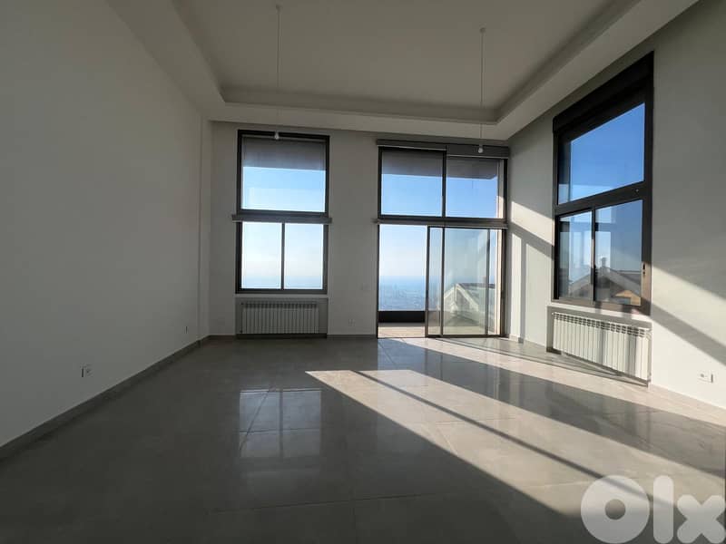 Duplex with Panoramic Sea and City View for Sale in Beit Mery 0