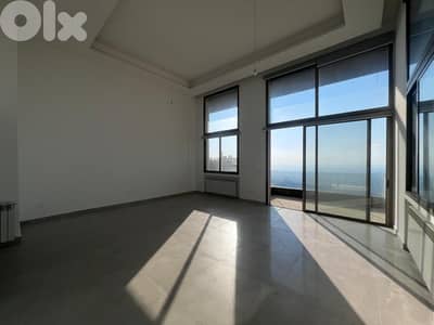 Duplex with Panoramic Sea and City View for Sale in Beit Mery