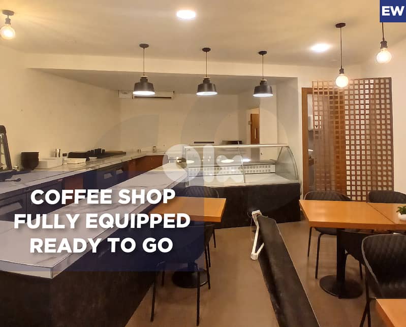 fully equipped, coffee shop,Zouk Mikael/زوق مكايل REF#EW131322 0