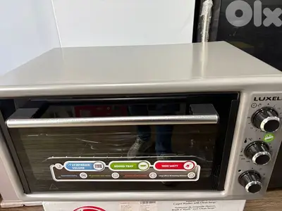 Electric Oven Luxell 50L Silver فرن كهرباء لوكسل فضي