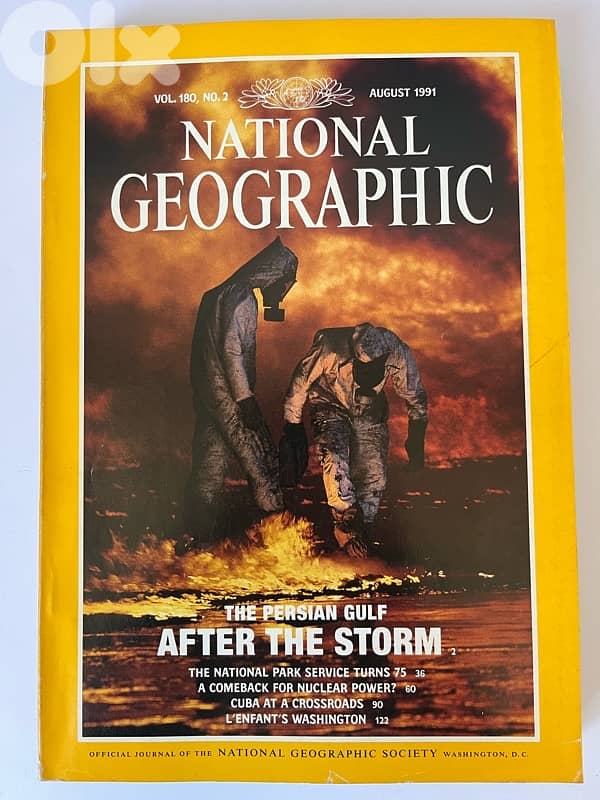 National Geographic Magazine Aug 1991 - The Persian Gulf 0