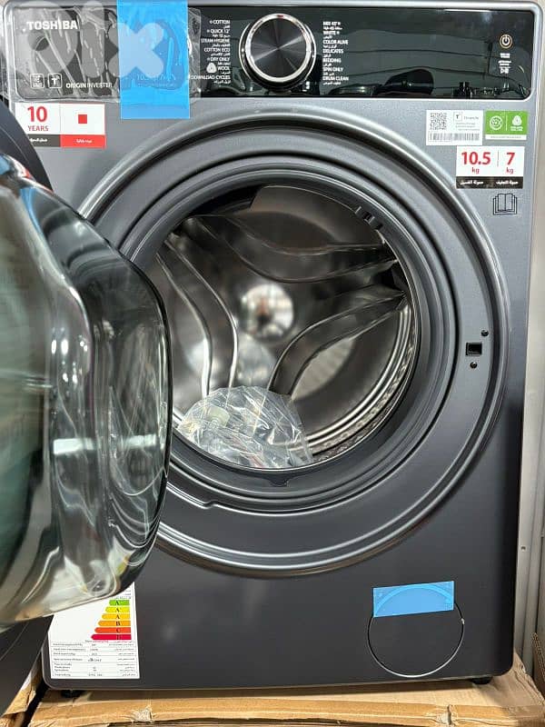 Washer&Dryer TOSHIBA 10.5kg Inverter Heavy Duty 1