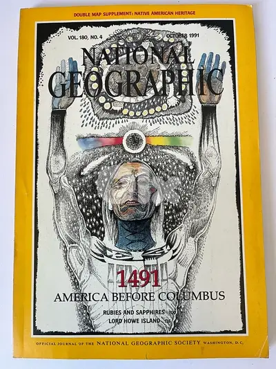 National Geographic Magazine October 1991 - America Before Columbus
