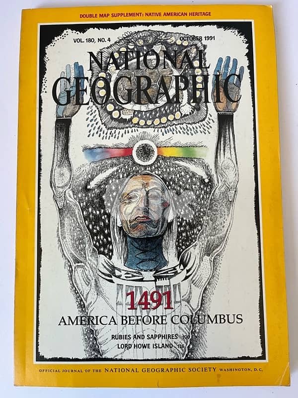 National Geographic Magazine October 1991 - America Before Columbus 0