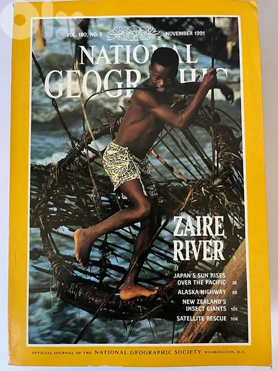 National Geographic Magazine November 1991 - Zaire River