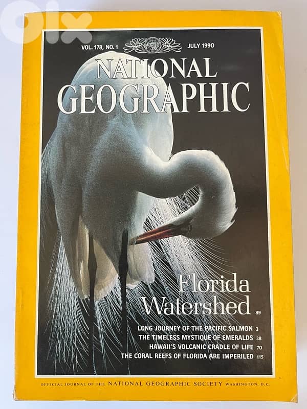 National Geographic Magazine July 1990 - Florida Watershed 0
