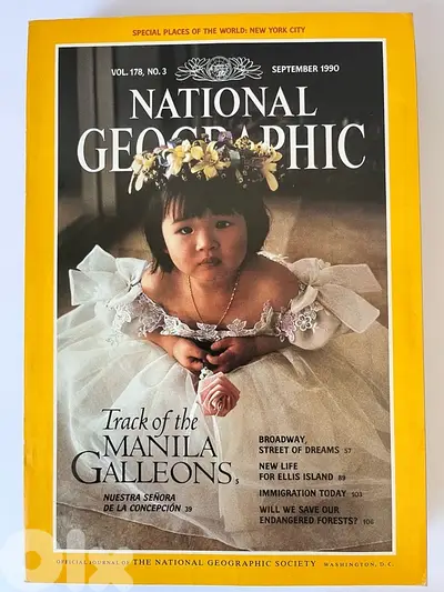 National Geographic Magazine September 1990 - Manila Galleons