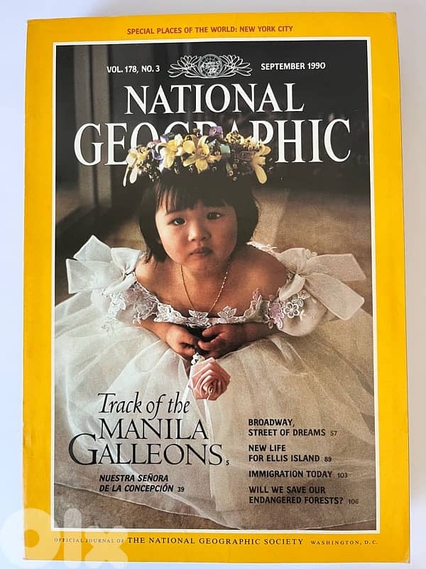 National Geographic Magazine September 1990 - Manila Galleons 0