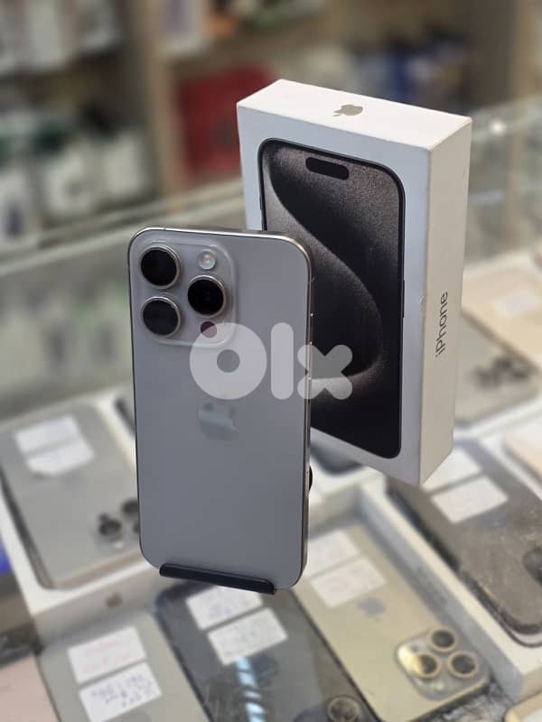 Used 15 pro 128 gb  573 cycle 0