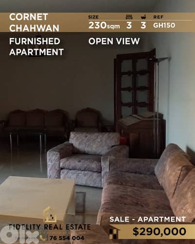 Apartment for sale in Ain Aar GH150 شقة  للبيع في قرنة شهوان