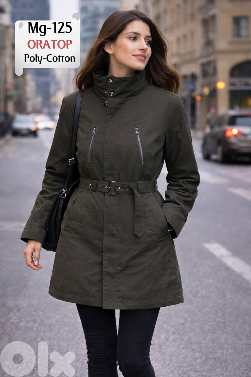 Young Ladies' Poly-Cotton COATs from the finest European Brands 8
