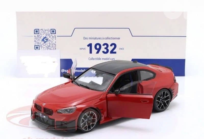 BMW M2 Competition (G87) 2024 diecast car model 1;18 5
