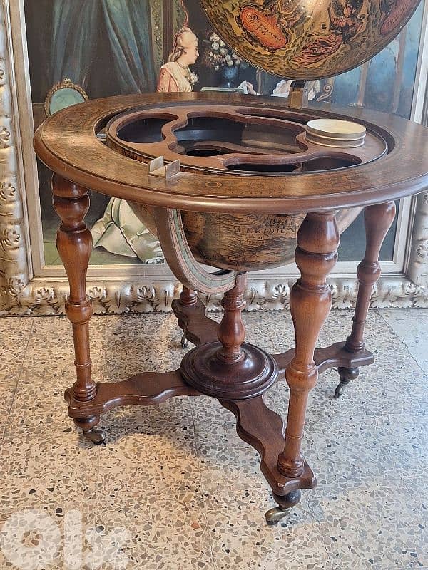 antique italian bar cart trolley 4