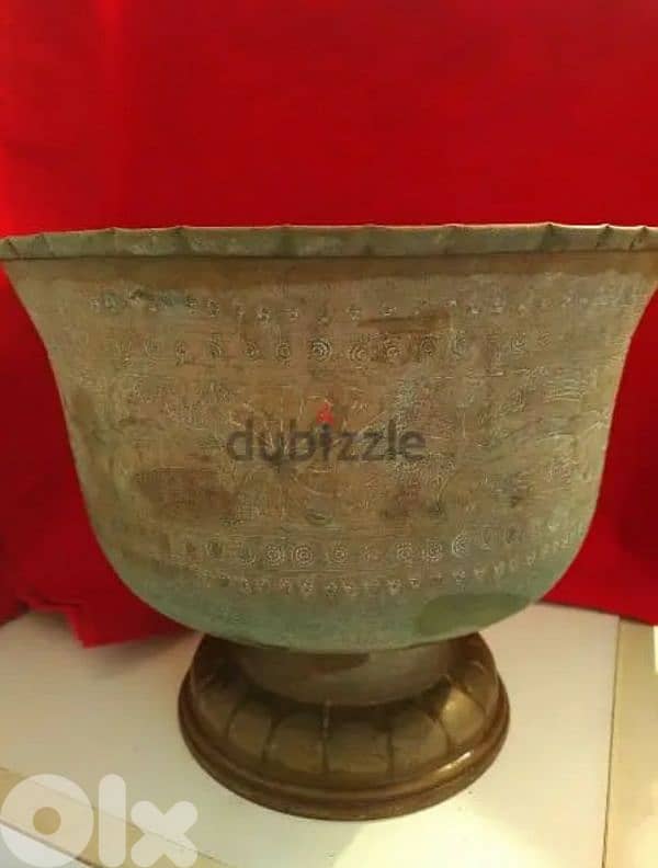 Very old copper cache pot (cup), Price is final 0