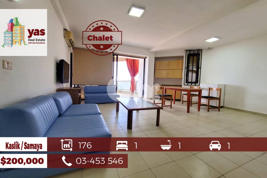 Kaslik / Samaya 52m2 | Chalet | Luxury Resort | Sea View | TO | 0