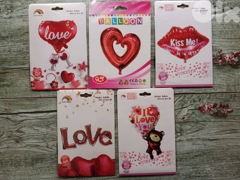 valentine's balloons and decoration 0