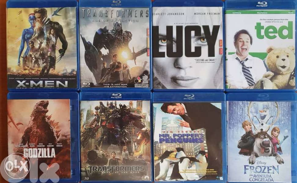 42 Blu-Ray Movie Copy 2$ each 0