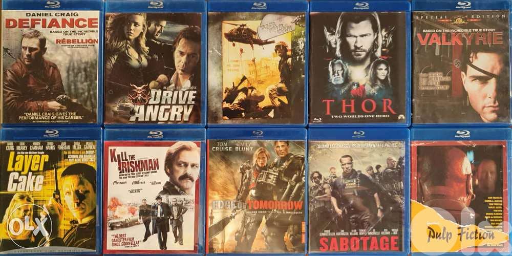 42 Blu-Ray Movie Copy 2$ each 2