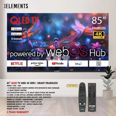 QLED KB ELEMENTS 85' Smart UHD HDR+ QLED KB ELEMENTS 85' Smart UHD HDR+