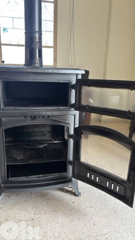 Wood Font fireplace 1