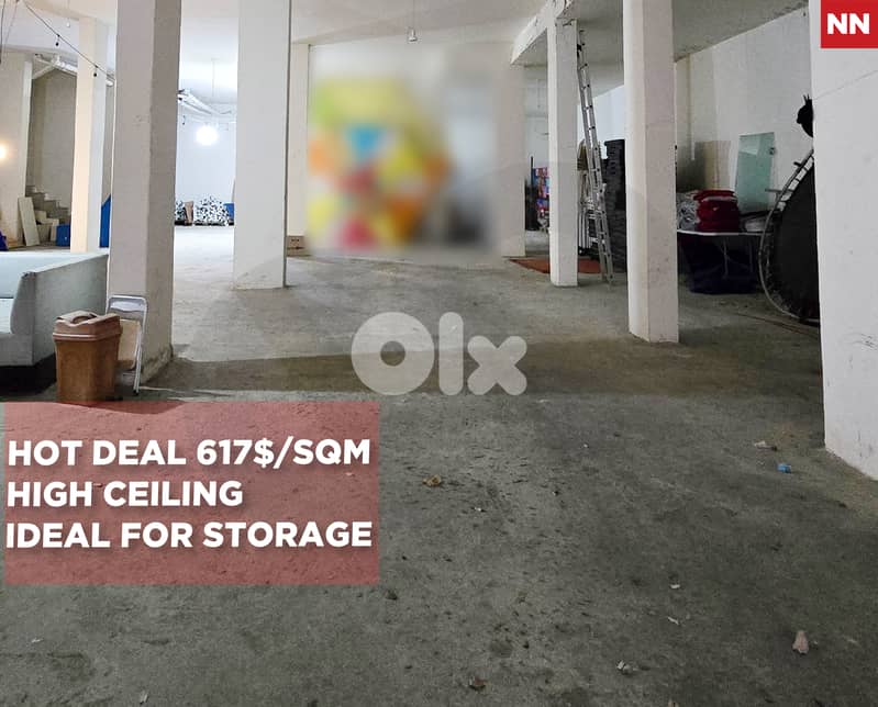 Warehouse For Sale- Aley Town-عاليه ! REF#NN131379 ! 0