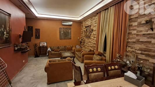 FULLY DECORATED  IN MANSOURIEH 4 BEDS + TERRACE, (MAPV-466)