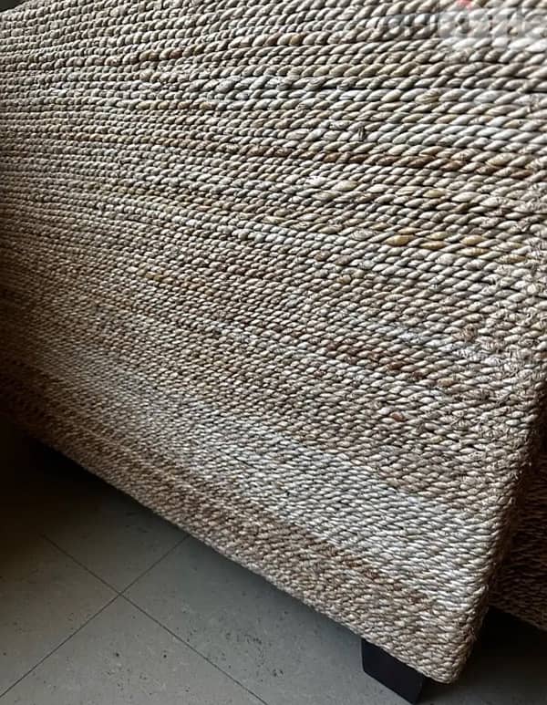 bamboo rattan living room like new . 570$ 4