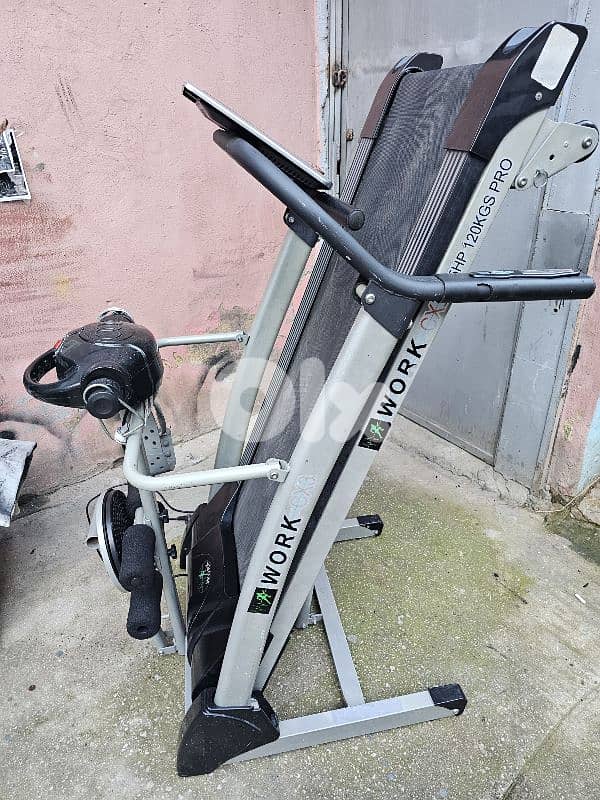 Treadmill WORK CX3 PRO - 5HP - 120KG Capacity 0