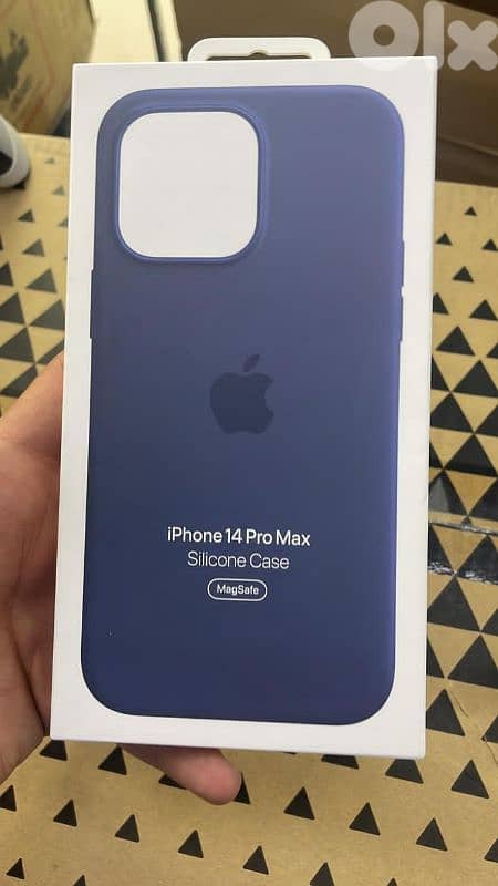 Silicone case MagSafe iPhone 14 pro max storm blue 20$ 0