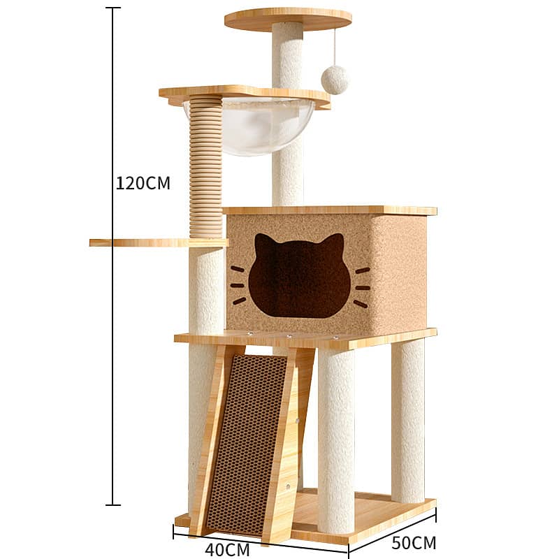 Cat Tree Scratcher House 3