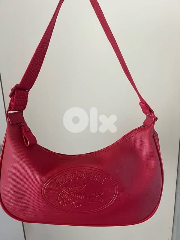 lacoste red bag 0