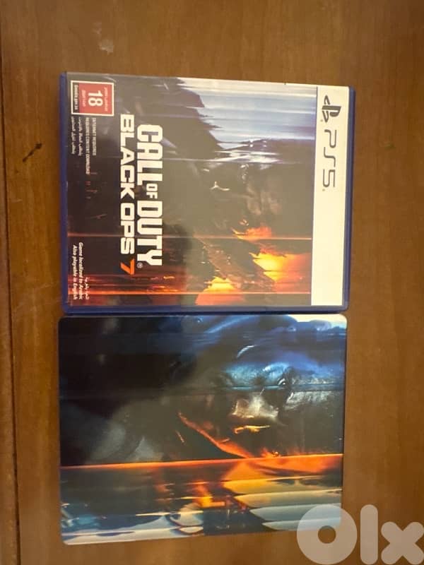 call of duty black ops 7 barely used (steel book included) 0