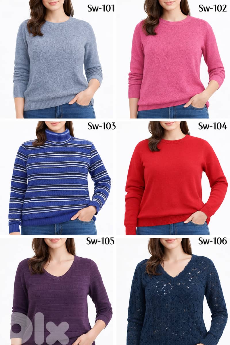 Big Collection of Female European Sweaters 1