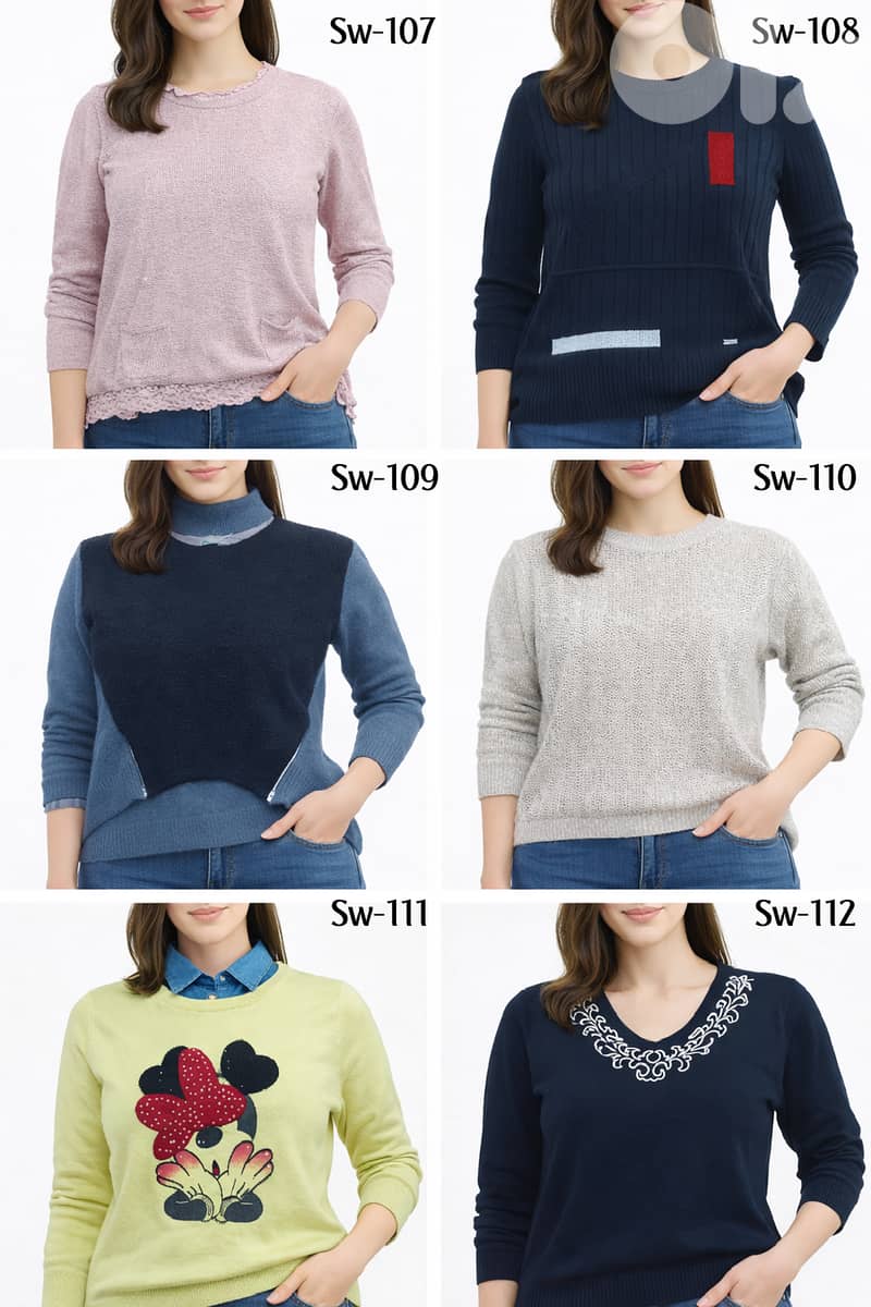 Big Collection of Female European Sweaters 2