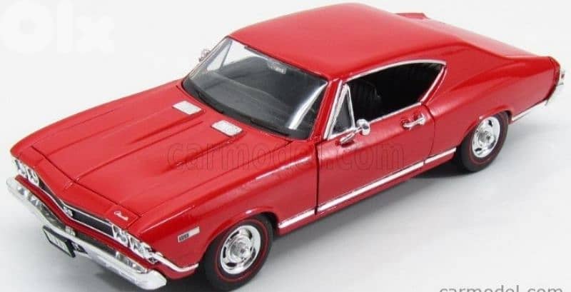 Chevrolet Chevelle SS 396 1968 diecast car model 1;24 0