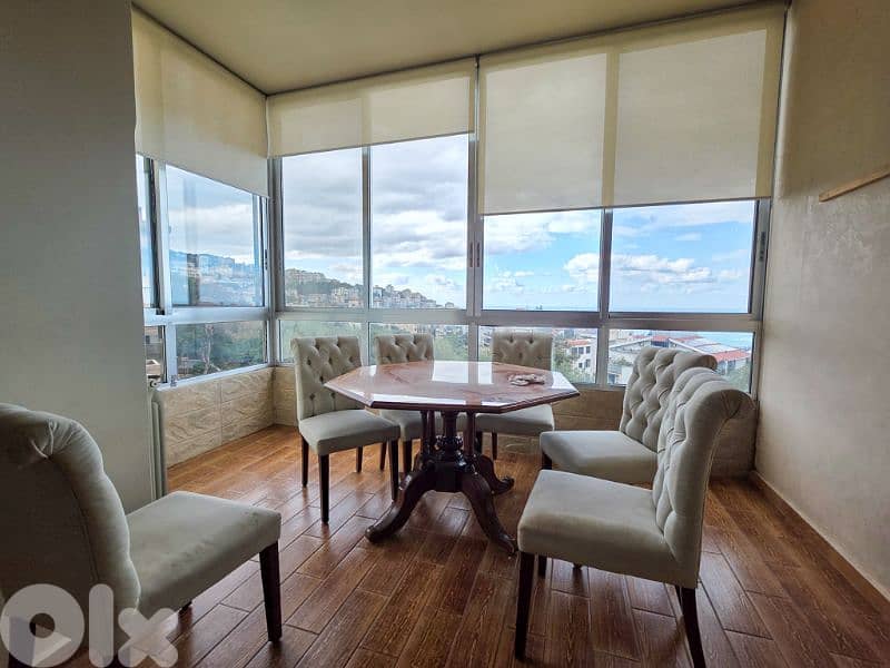 Semi Furnished Duplex in Beit El Kikko, Metn with Sea/Mountain View 0