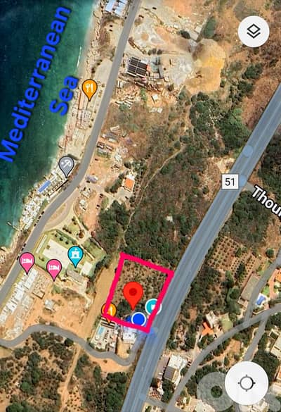 Land Thoum for sale/ 30% ROI / 70M facade on Tripoli- Beirut Highway/