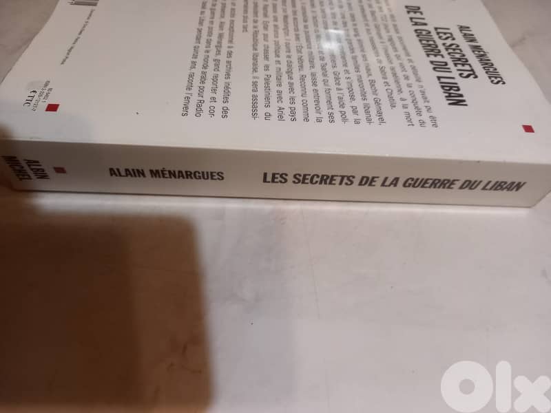 Les secrets de la guerre du Liban Author: Alain Ménargues 554 pages 1