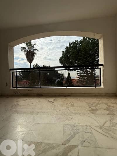 Spacious Duplex for Rent in Broumana with greenery views.