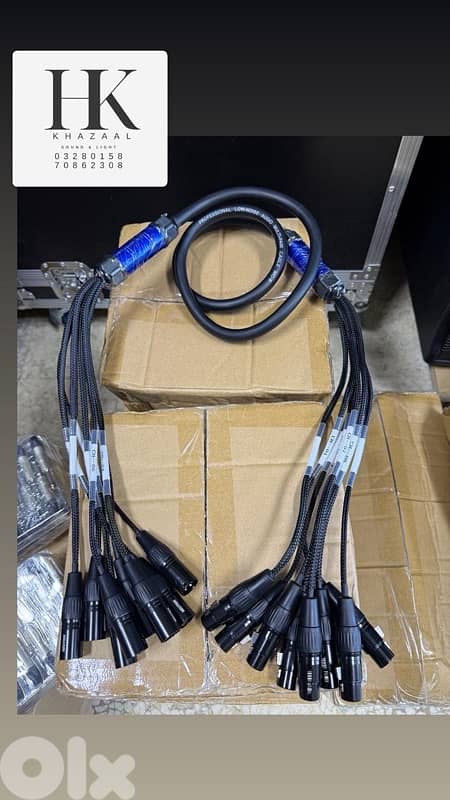 Snack Cable 8 channels - 2 meters 0