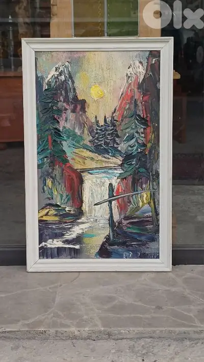 لوحة رسم زيتي اوروبية