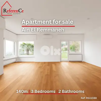 Decorated apartment in Ain El Remmaneh شقة للبيع  في عين الرمانة