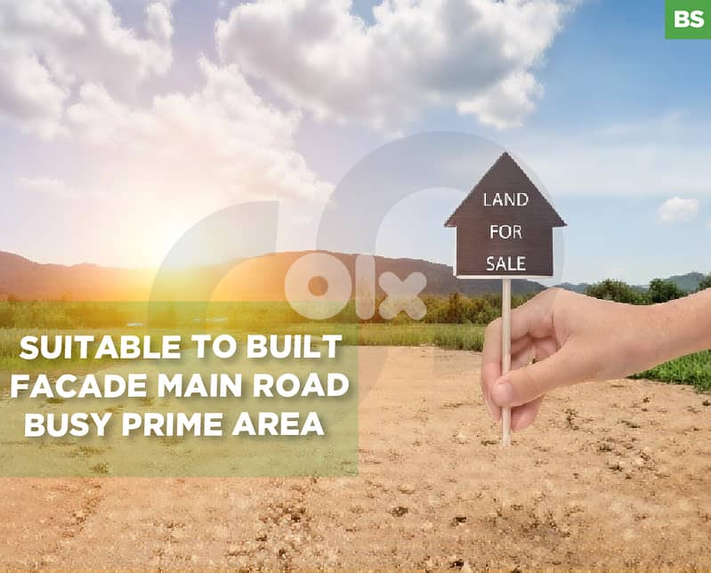 Prime area, Facade Road directly, Square Shape,zalka/زلقا REF#BS131483 0