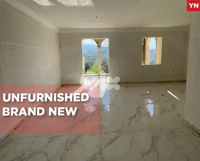 REF#YN131500 brand new, terrace ,heating kferzayna zgharta/ كفرزينا