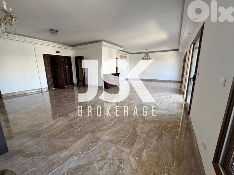 L20107 - Renovated 3-Bedroom Apartment For Rent in Mathaf 0