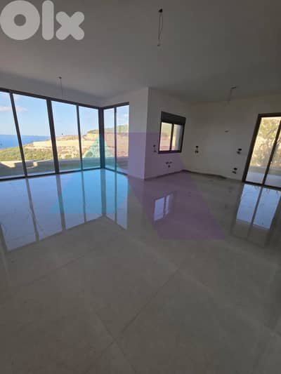 3 bedroom apartment+terrace+sea view 4sale in Kfar Aabida - كفر عبيدة